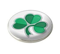 IRELAND SHAMROCK NATIONAL FLAG GOLF BALL MARKER.