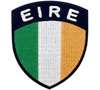 Ireland Shield Flag Patch Embroidered Applique Iron On Sew On Irish National Emblem