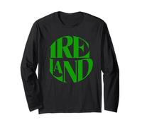 Ireland Simple Typography Design Long Sleeve T-Shirt