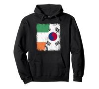 Ireland South Korea Half Flag Irish South Korean Heritage Pullover Hoodie