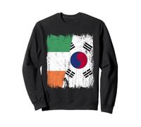 Ireland South Korea Half Flag Irish South Korean Heritage Sweatshirt