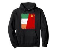 Ireland Soviet Union Flag Irish USSR Heritage Pullover Hoodie