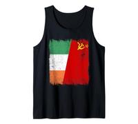 Ireland Soviet Union Flag Irish USSR Heritage Tank Top