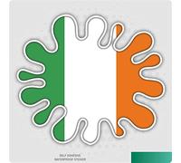 Ireland Splat Flag Vinyl Decal Car Van Laptop Sticker 140mm x 123mm