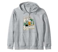 Ireland St Patrick's Day Beer Drinking Irish Beer Lovers Zip Hoodie