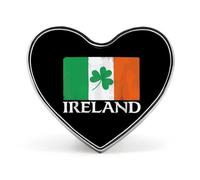 Ireland St. Patrick's Day Funny Lapel Pins Heart Button Brooch Badge Pin Hat Clothes Bag Jewelry for Men Women