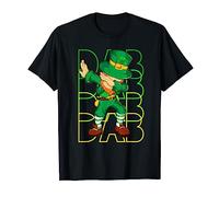 Ireland St Patrick's Day Leprechaun Dabbing Shamrock Irish T-Shirt