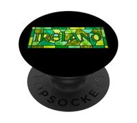 Ireland Stained Glass Design PopSockets Adhesive PopGrip