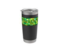Ireland Stained Glass Design Stainless Steel Insulated Tumbler