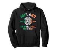 IRELAND THE EMERALD ISLE - EIRE IRISH Pullover Hoodie