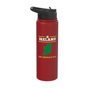 Ireland The Emerald Isle Stainless Steel Insulated Water Bottle