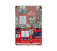 Ireland Travel Metal Tin Sign,Temple Bar Dublin Metal Tin Sign Dublin Decor Pubs of Dublin Decor Dublin Decor Decor Dublin Decor Dublin Decor Dublin 12"×8"