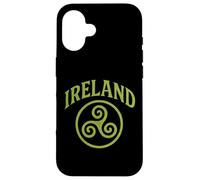 Ireland Triskele The Smiling Irish Eyes Celtic Triple Spiral Case for iPhone 16