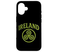 Ireland Triskele The Smiling Irish Eyes Celtic Triple Spiral Case for iPhone 16