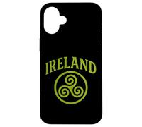 Ireland Triskele The Smiling Irish Eyes Celtic Triple Spiral Case for iPhone 16 Plus