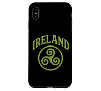 Ireland Triskele The Smiling Irish Eyes Celtic Triple Spiral Case for iPhone XS Max