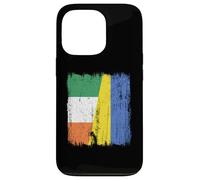 Ireland Ukraine Half Flag Irish Ukrainian Heritage Case for iPhone 13 Pro