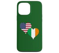 Ireland USA Flag on St Patricks Day A Proud Irish American Case for iPhone 13 Pro Max