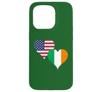 Ireland USA Flag on St Patricks Day A Proud Irish American Case for iPhone 15 Pro