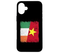 Ireland Vietnam Half Flag Irish Vietnamese History Case for iPhone 16 Plus