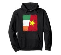 Ireland Vietnam Half Flag Irish Vietnamese History Pullover Hoodie