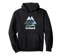 Ireland Viking Valknut Nature Triangles Mountains Pullover Hoodie