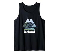 Ireland Viking Valknut Nature Triangles Mountains Tank Top