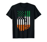 Ireland Vintage American Irish Flag T-Shirt