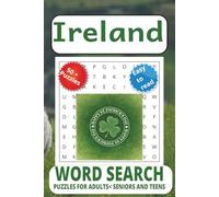 Ireland Word Search puzzle book: Word Searches with Easy to Read Print about Ireland, Hibernia and Emerald Isle and More | 6x9 inches, 111 pages | 50 ... for Vacations, Holidays, and Free Times.