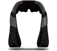 iReliev Wireless Rechargeable Shiatsu Neck & Back Massager with Heat - 3D Deep Tissue Kneading Massage Pillow - Adjustable Intensity - Shoulders, Leg, Body - Home, Car, Office - Travel Bag