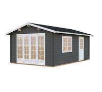Irene M (3.8x5.7m | 19.0m2 | 44mm) Spacious Garden Log Cabin