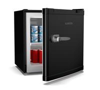 Klarstein Irene Retro Mini Freezer, 31L Compact Fridge/Freezer, Adjustable Temp -24°C to 10°C, Energy Class C, Quiet 38 dB, Table Top Design, Black, Ideal for Bedrooms & Small Spaces