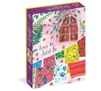 Free to Just Be 1,000-Piece Puzzle : (Flow) for Adults Families Picture Quote Mindfulness Game Gift Jigsaw 26 3/8” x 18 7/8”