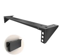 IRENPORU 1U Vertical Wall Mount Rack Steel Foldable Vertical Patch Panel Mounting Bracket for 19 Inch Networking Equipment