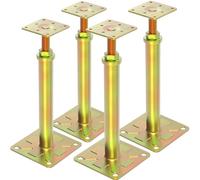 IRENPORU 4 Pack House Jacks for Leveling, Adjustable Floor Jack, 6500 Lbs Load Capacity, 11-16 Inch Range