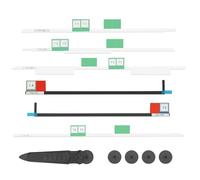 Irenwarl Adhesive Strip for LCD Display Screen, Adhesive Tape Strip, Replacement Tape Compatible with Apple iMac 27 inch A1419 Retiona 2012-2015 with Tools to Open the LCD Display (Updated Model)