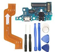 iReplaceParts Charging Port For Samsung Galaxy A71 A715F Dock Connector Microphone Headphone Jack Replacement With Motherboard Flex Cable & Tool Kit