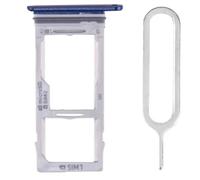 iReplaceParts SIM Tray Replacement Compatible With Samsung Galaxy S9 (SM-G960) & S9 Plus (SM-G965) Dual Sim Holder Slot Rubber Gasket With Sim Tray Ejector Tool (Blue)