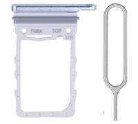 iReplaceParts SIM Tray Replacement Dual Sim Holder Slot Rubber Gasket With Sim Tray Ejector Tool For Samsung Galaxy Z Flip 4 SM-F721 (Blue)
