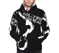 Ireser Men Hollywood Hoodie Undead Sweatshirt Long Sleeve Hoodie Tops with Pocket Pullover Sweatshirt