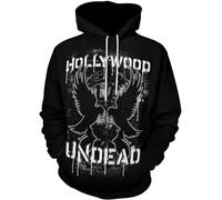Ireser Men Hollywood Hoodie Undead Sweatshirt Shirt With Pockets Pullover Sweatshirt for Men Women