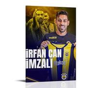 İrfan Can Kahveci Classic Action Poster Football Athlete Star Picture Print Canvas Wall Paint Arts Decor Modern Home Artworks Gift Idea Frame-style 08x12inch(20x30cm)