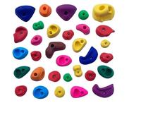 IRFHDCX 10Pcs Safety Climbing Rock Color Wall Climb Stones Hand Feet Holds Grip Fun Sports Game Indoor Fitness Toys(Color)