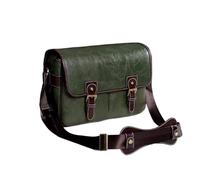 IRFHDCX Camera Bag Leather Inner Tank DSLR Photo Cameras Messenger Bag Vintage Retro Shoulder Side Bags(Green,32.5X14X24CM)