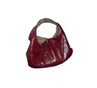 IRFHDCX Commuter Tote Bag Double-Sided oulder Bag Cool And Sweet Leopard Print Commuter Tote Women's Versatile Large Handbag