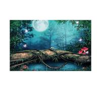 IRFHDCX Fish Tank Background Enchanted Forest Aquarium Background Sticker