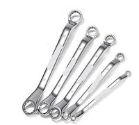 IRFHDCX Multifunctional Double-Ended Spanner Double Head Box End Wrench Heat Treated Hardened Offset Ring for Pipe Furniture Machinery DIY(9-11mm)