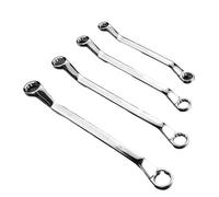 IRFHDCX Multifunctional Double-Ended Spanner Double Head Box End Wrench Heat Treated Hardened Offset Ring for Pipe Furniture Machinery DIY(9-11mm)