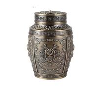 IRFHDCX Pet Urns For Dogs Ashes Flower Pet Memorial Keepsake Urns, Metal Pets, Puppy Funeral Box, Funerary Human Ashes, Casket(Color1)