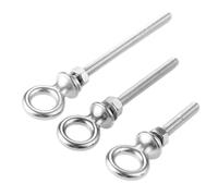IRFHDCX Screw Eyes 1PCS/5PCS 316 Stainless Steel Long Lifting Eye Bolt Eyebolts with Nuts & Washers Set Boats Screw M6*60 M8*80 M10*100(5PCS,M10X 100)